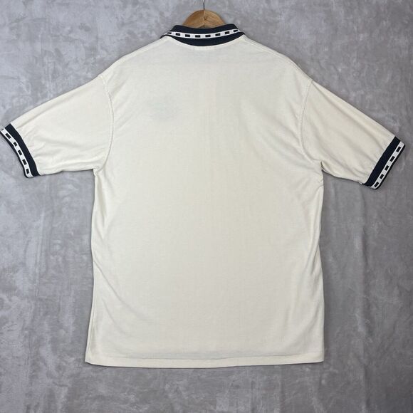 Vtg The 500 Toyota Speedway Men's XL Polo Shirt ScreenMates 90s Y2K 1991 Preppy - Picture 10 of 14